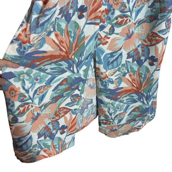 Faherty Bay Twist Organic Cotton Dress in Paradise Blossom Floral, Medium - Picture 6 of 12